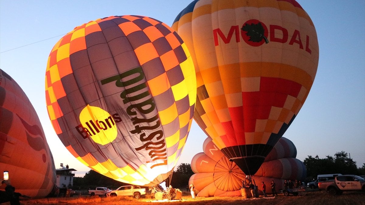 Burdur da Kapadokya gibi balon turizmine başladı